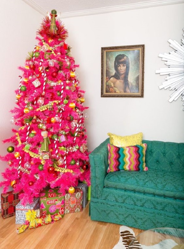 Árvore de Natal Rosa: +68 Ideias para Inovar na Decoração Natalina – OKKA