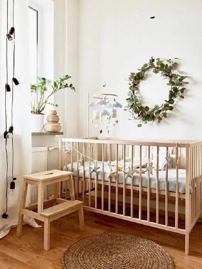 arco de folhagens para decoração de quarto de bebê simples Foto Etsy
