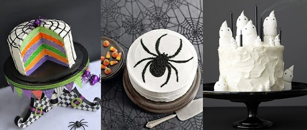 Modelos de bolo de Halloween criativos